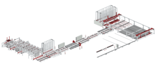 Kraft Maschinenbau Modular belt conveyor